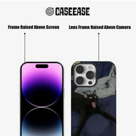 Funda para teléfono con Gato Negro Juguetón 2025: Energía Felina Cautivadora 