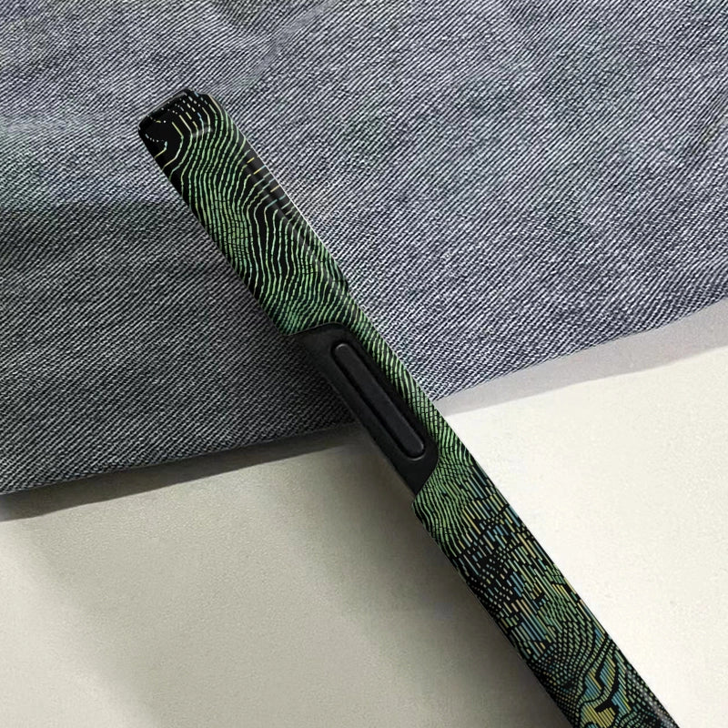 Green Topographic Phone Case – Nature-Inspired Contour Design