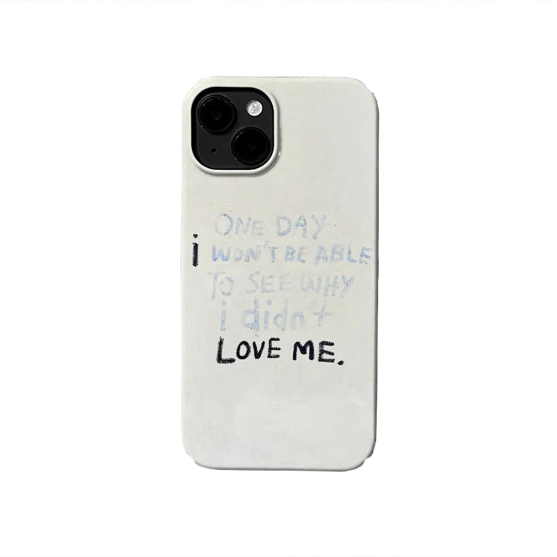 Iloveme Text Art IPhone Phone Case