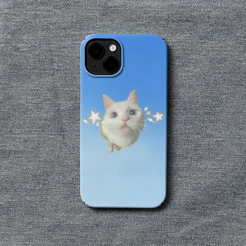 Sky Cat Phone Case 2025 – Whimsical Flying Feline Design