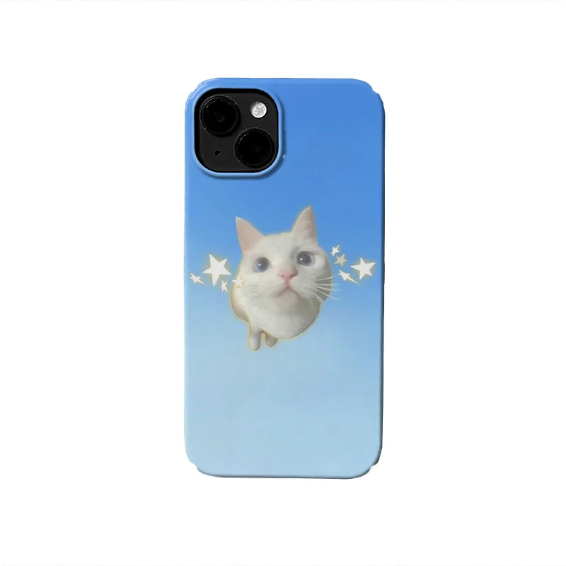 Sky Cat Phone Case 2025 – Whimsical Flying Feline Design