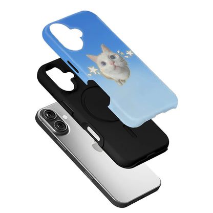 Sky Cat Phone Case 2025 – Whimsical Flying Feline Design