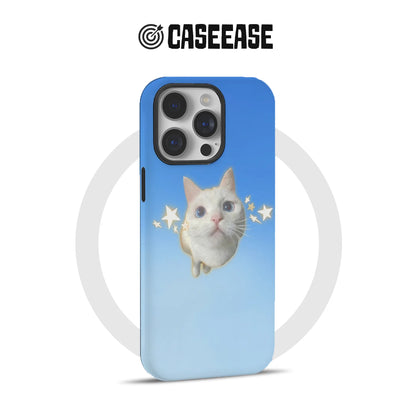 Sky Cat Phone Case 2025 – Whimsical Flying Feline Design