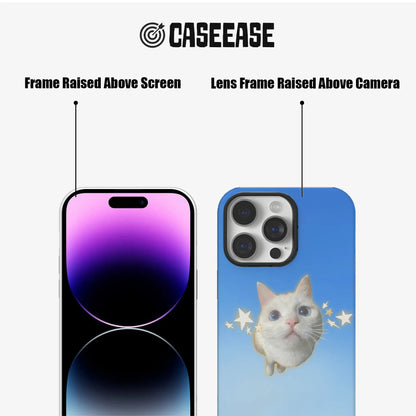 Sky Cat Phone Case 2025 – Whimsical Flying Feline Design