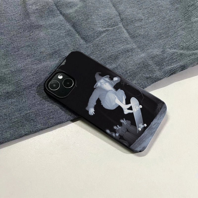 Wizard Skateboarding Phone Case 2025 – Mystical Night Design
