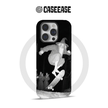 Wizard Skateboarding Phone Case 2025 – Mystical Night Design