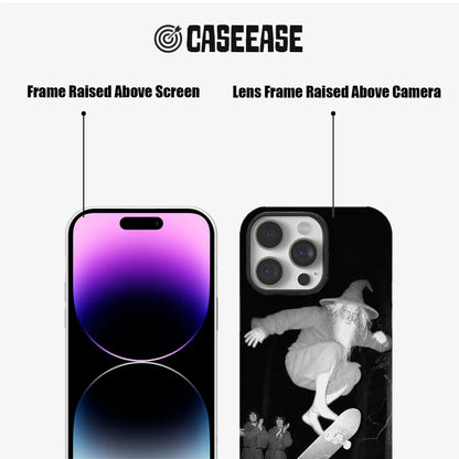 Wizard Skateboarding Phone Case 2025 – Mystical Night Design