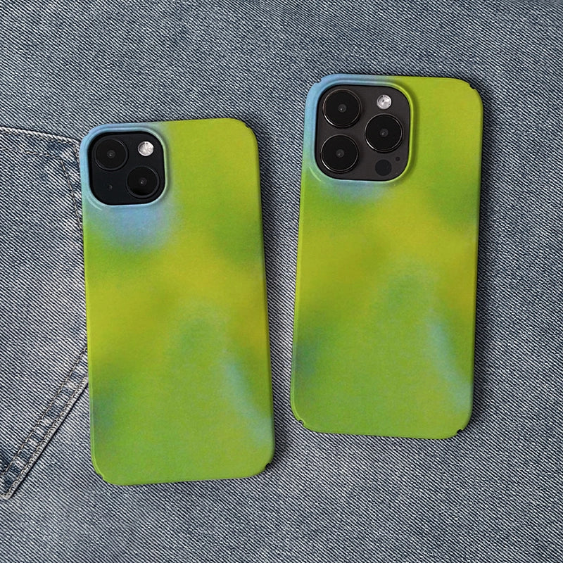 Caseease Vibrant Gradient Green Phone Case