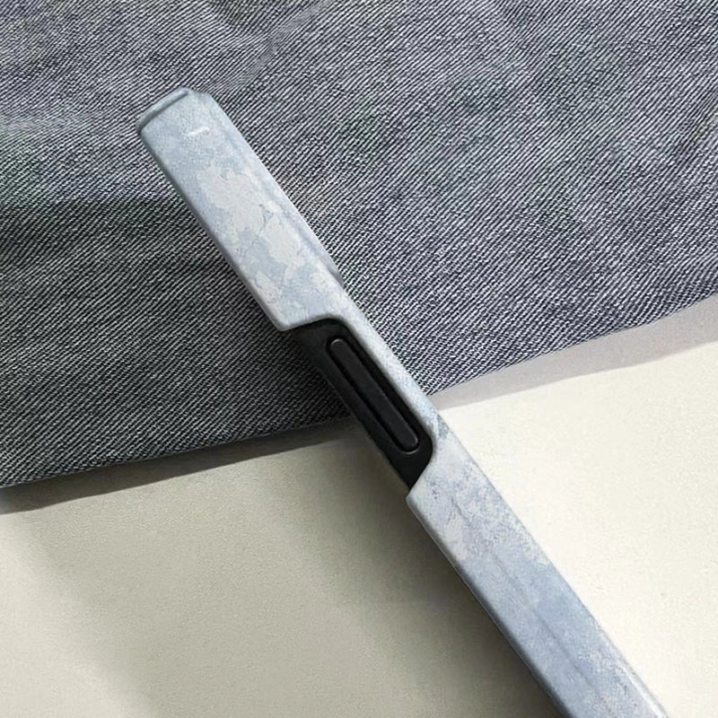 Minimalist Textured Phone Case – Blue Mist Design