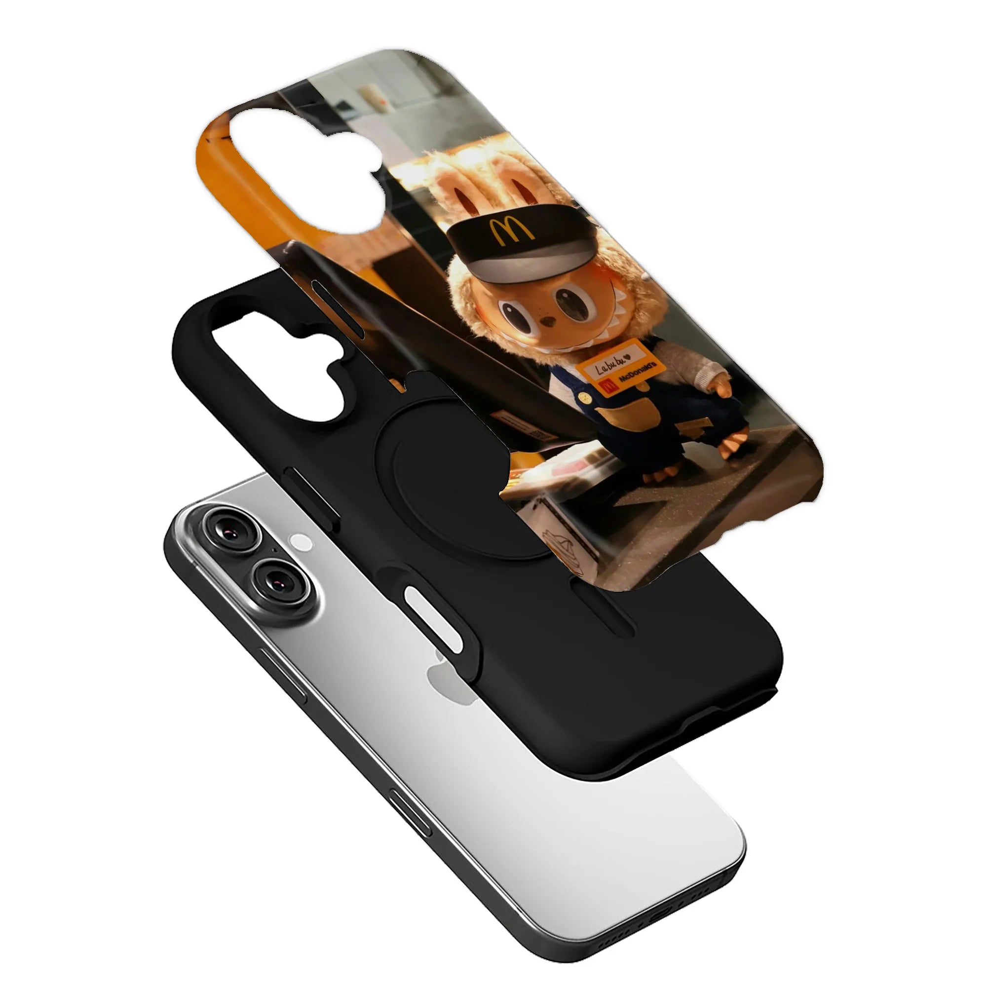 Adorable McDonald's Labubu Phone Case
