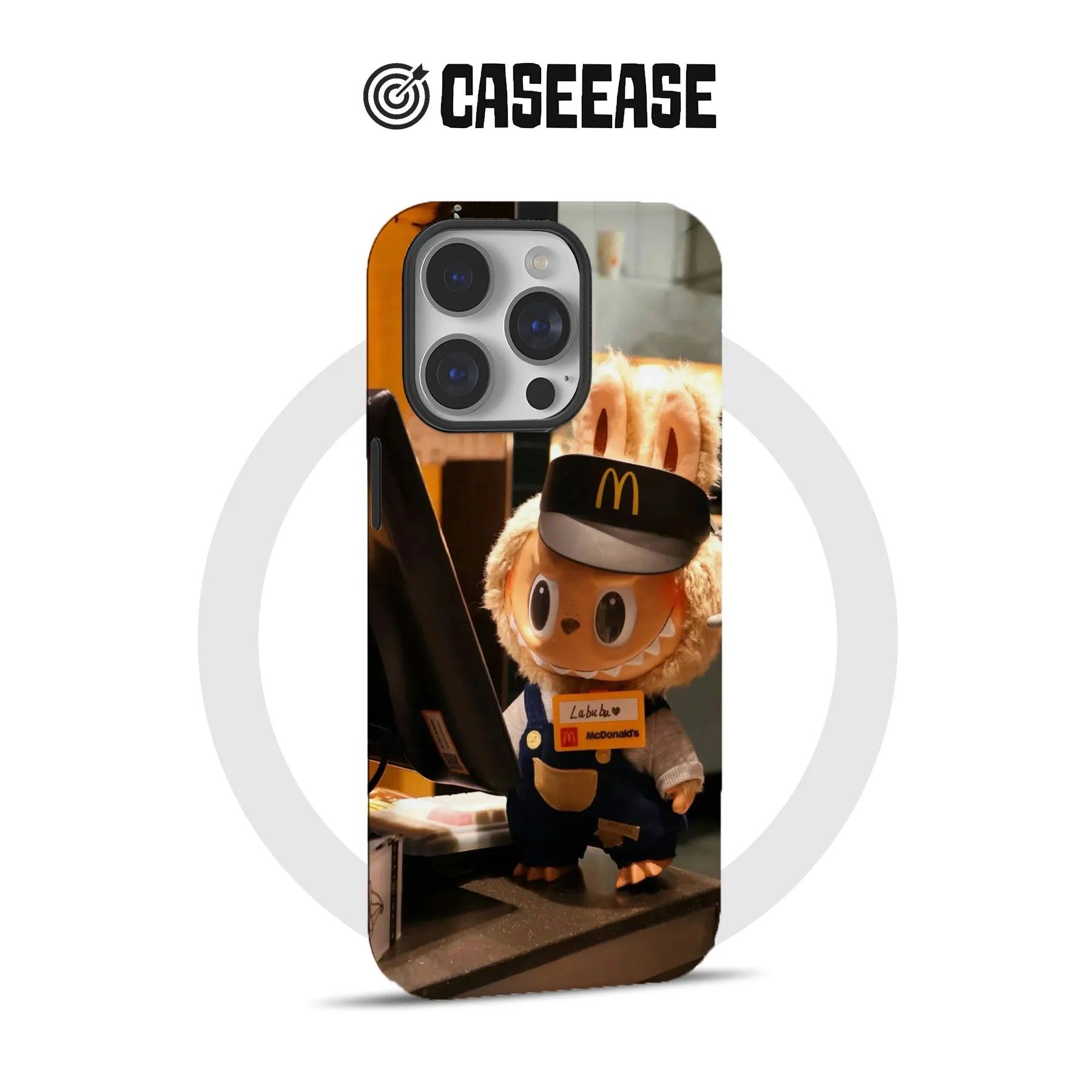 Adorable McDonald's Labubu Phone Case