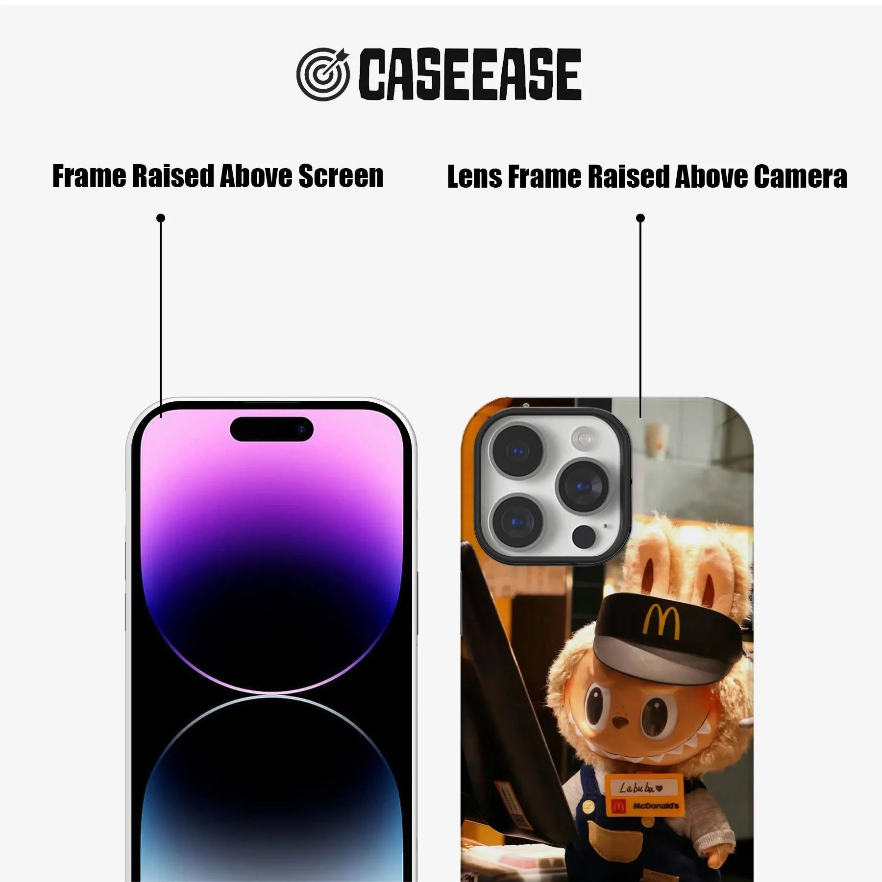 Adorable McDonald's Labubu Phone Case