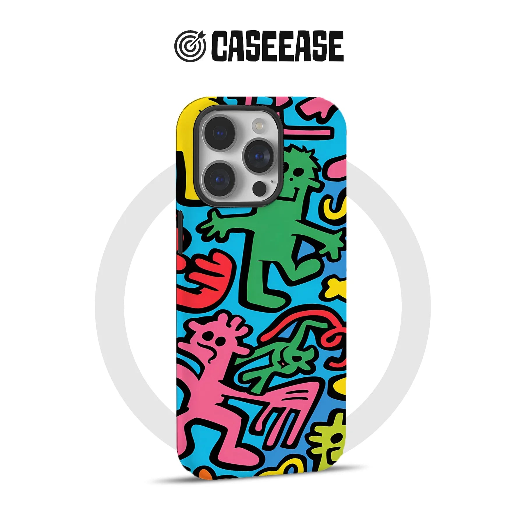 Vibrant Cartoon Art Phone Case