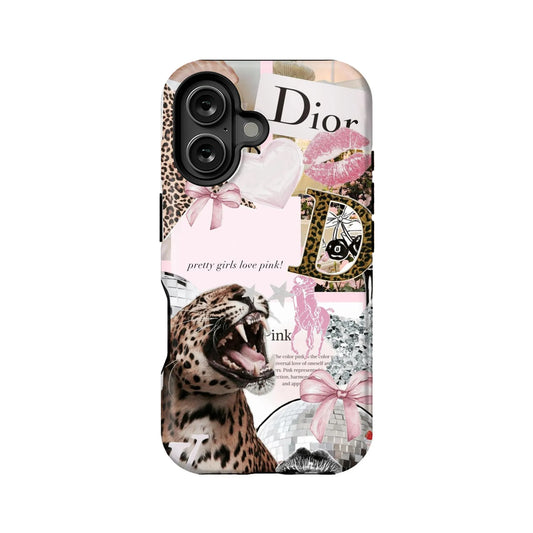 Fierce Pink Leopard Phone Case