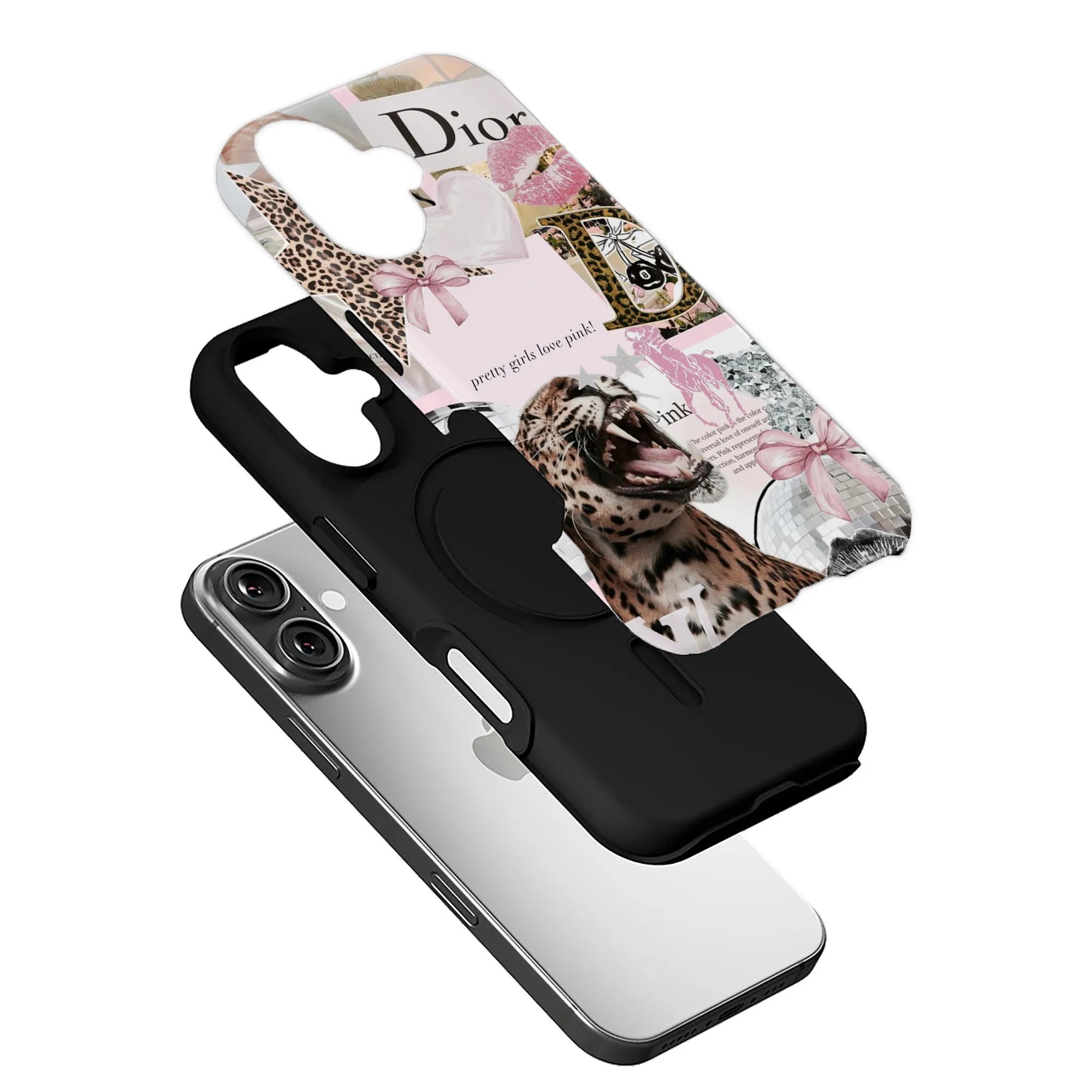 Fierce Pink Leopard Phone Case