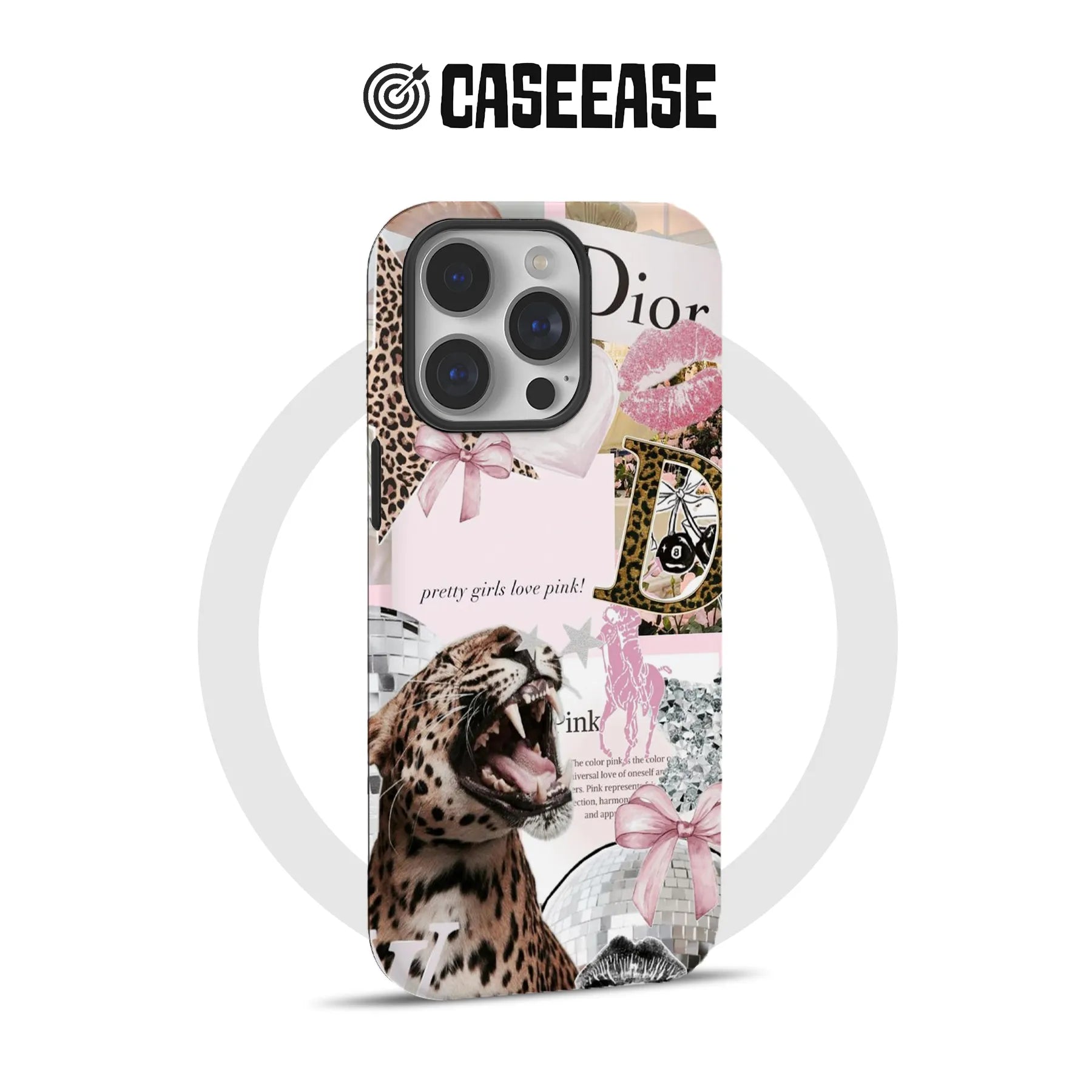 Fierce Pink Leopard Phone Case