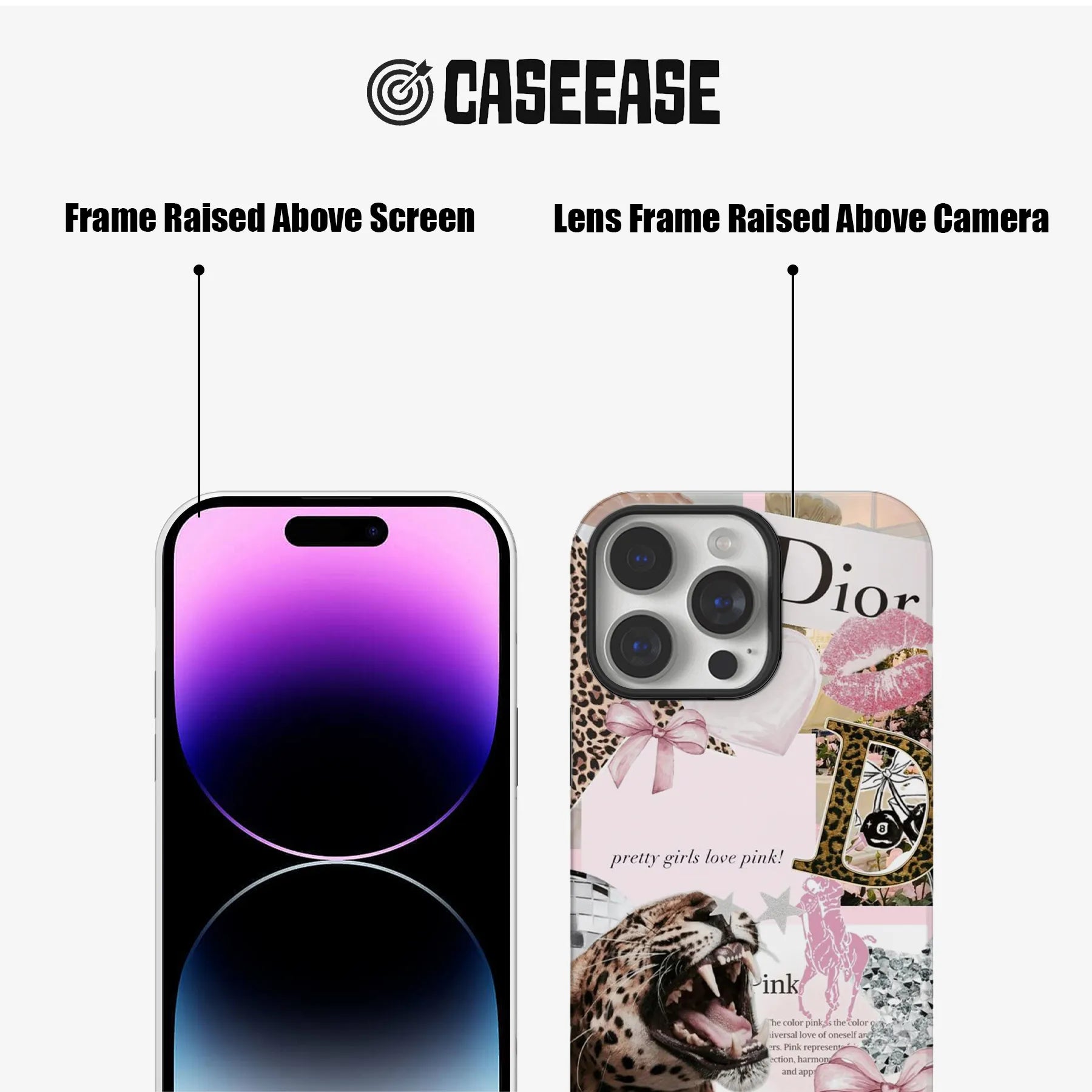 Fierce Pink Leopard Phone Case