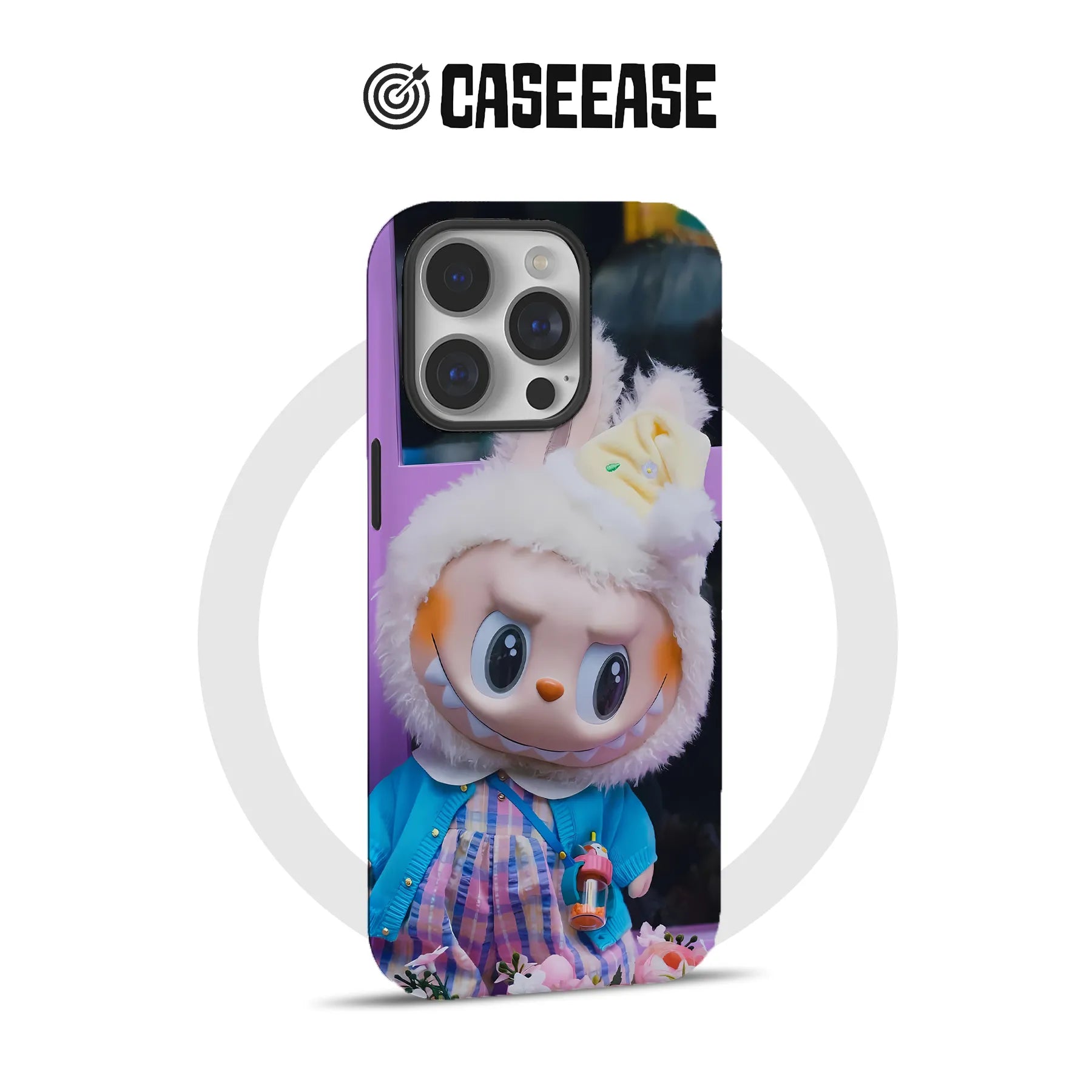 Cute Bunny Character Phone Case for iPhone