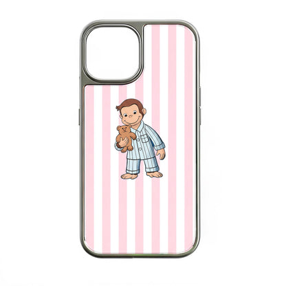 Holographic Chrome Curious Monkey Phone Case