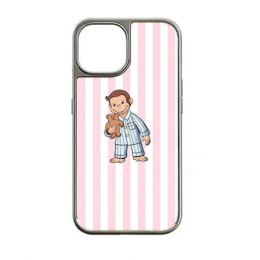 Holographic Chrome Curious Monkey Phone Case