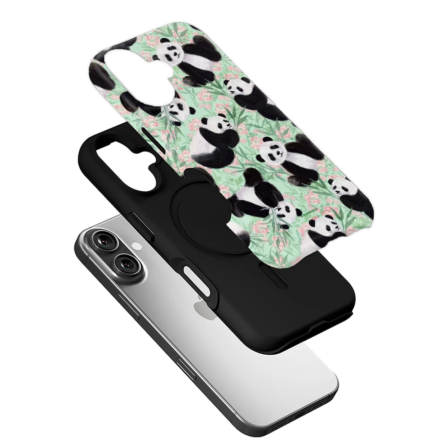 Cute Panda Pattern Phone Case