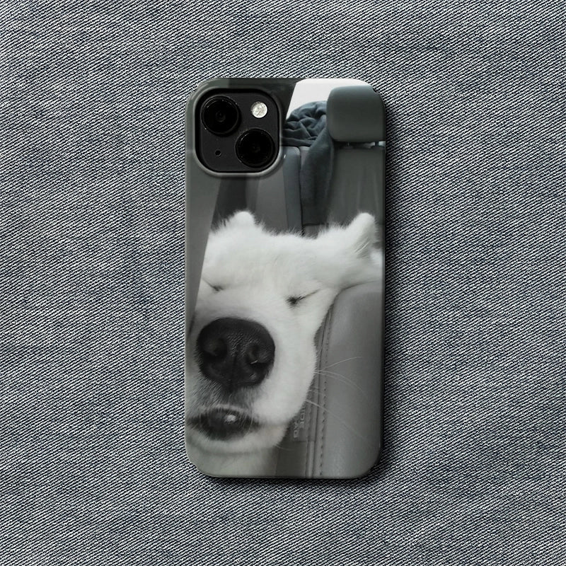 White Puppy Cute Animal IPhone Phone Case
