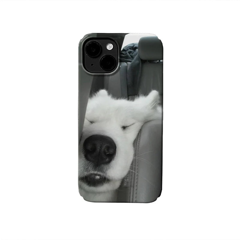 White Puppy Cute Animal IPhone Phone Case