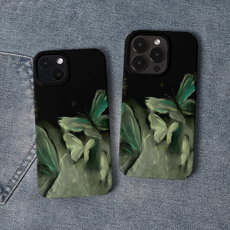 Mystical Butterfly Phone Case – Enigmatic and Elegant Design
