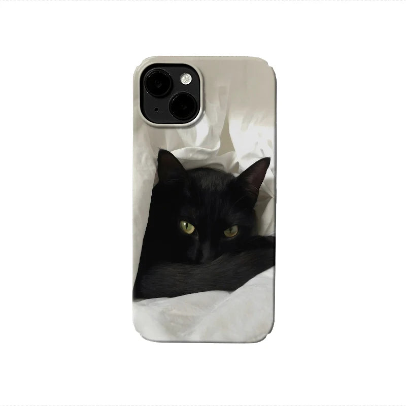 Mystic Black Cat Phone Case 2025 – Elegance in Shadow
