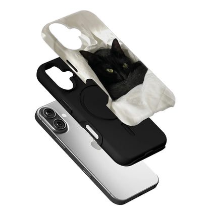 Mystic Black Cat Phone Case 2025 – Elegance in Shadow