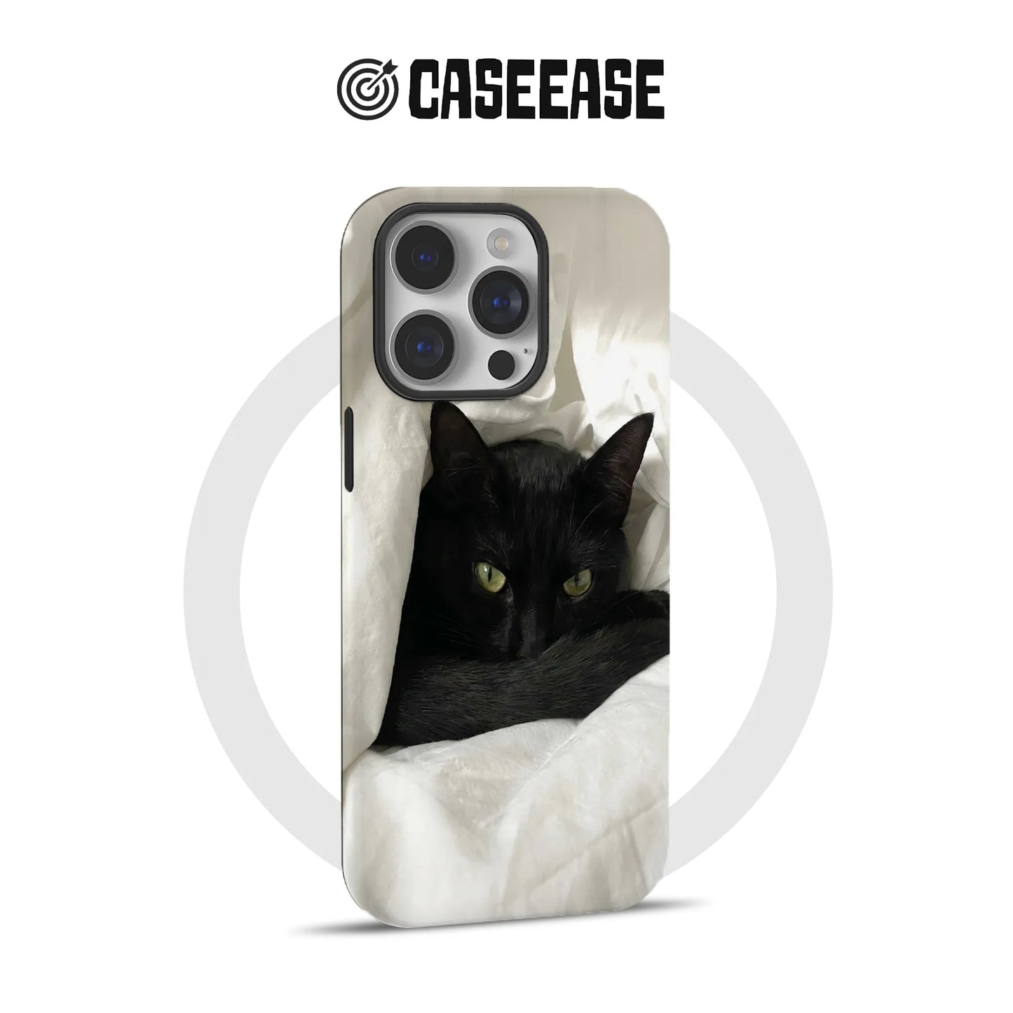 Mystic Black Cat Phone Case 2025 – Elegance in Shadow