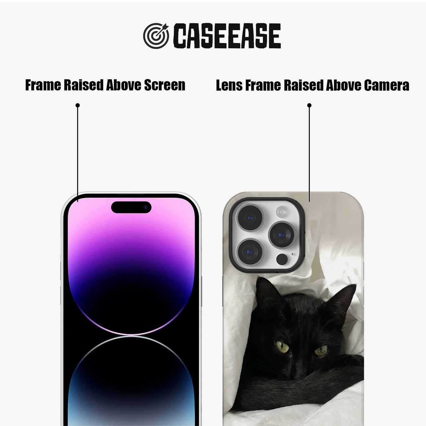 Mystic Black Cat Phone Case 2025 – Elegance in Shadow