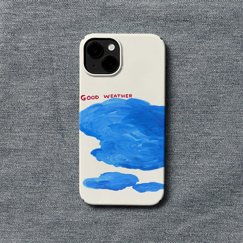 Good Weather Text Art IPhone Phone Case