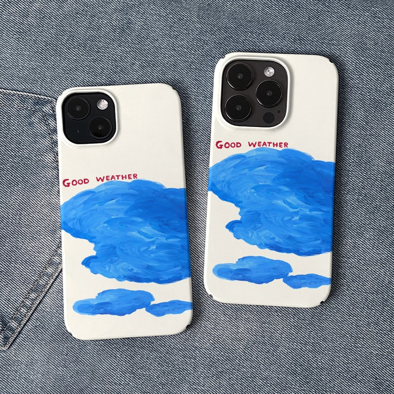 Good Weather Text Art IPhone Phone Case