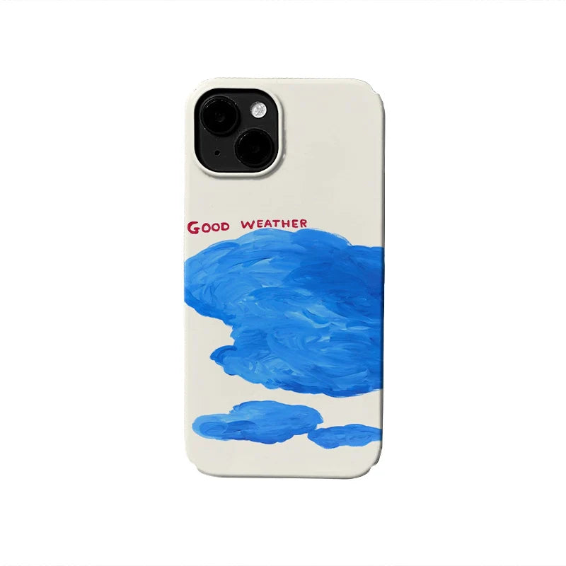 Good Weather Text Art IPhone Phone Case