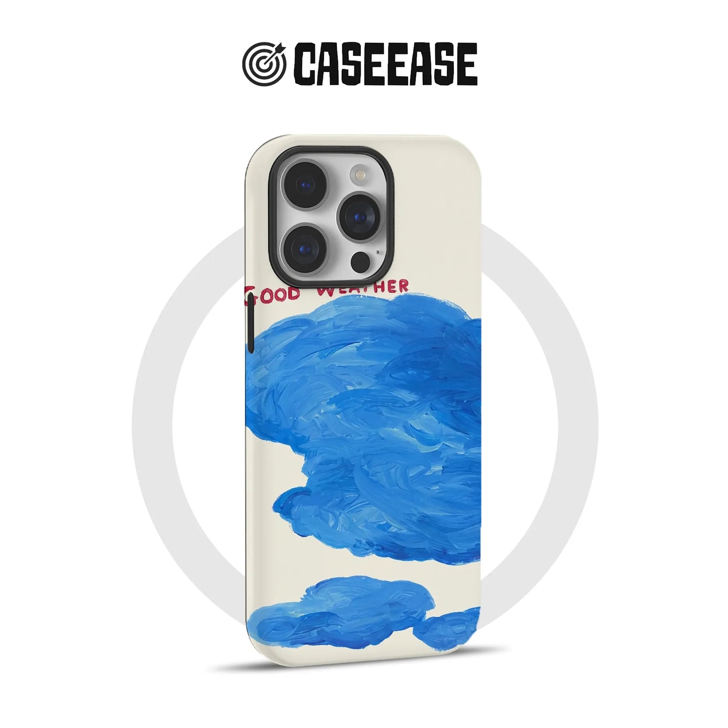 좋은 날씨 텍스트 아트 아이폰 폰 케이스