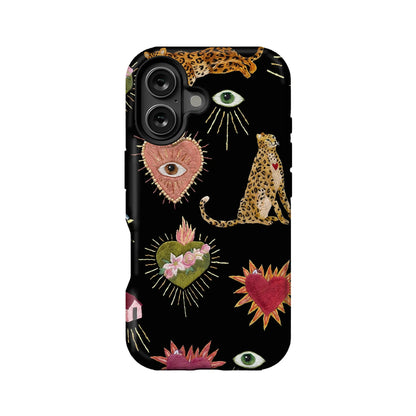 Boho Wild Love Phone Case – Artistic and Whimsical Design