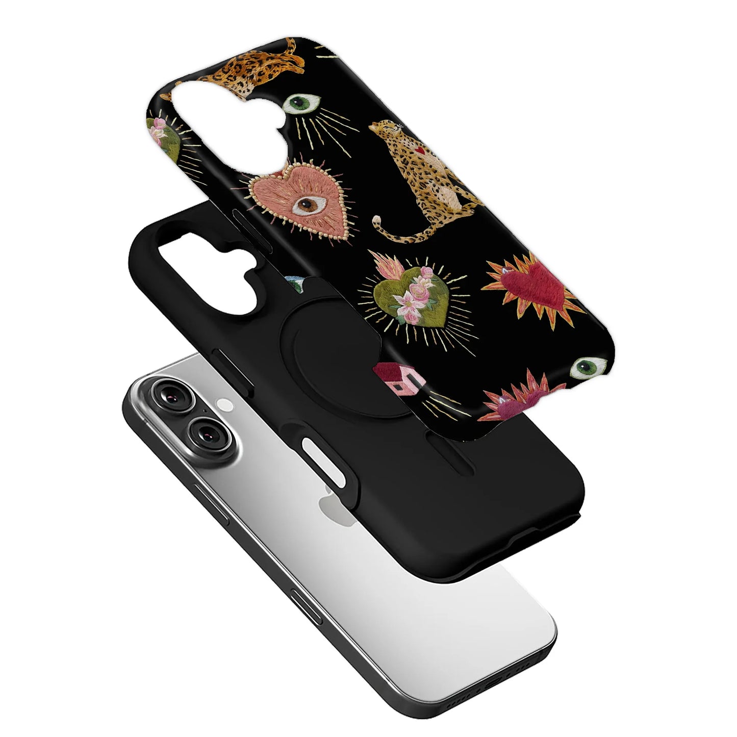 Boho Wild Love Phone Case – Artistic and Whimsical Design
