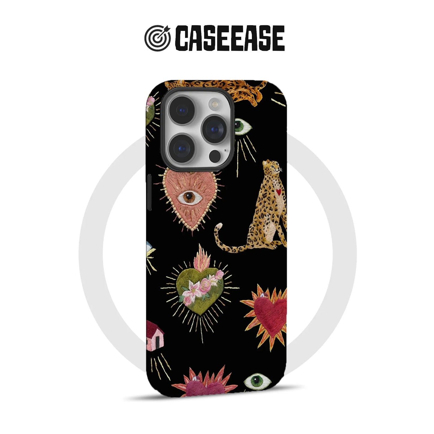Boho Wild Love Phone Case – Artistic and Whimsical Design