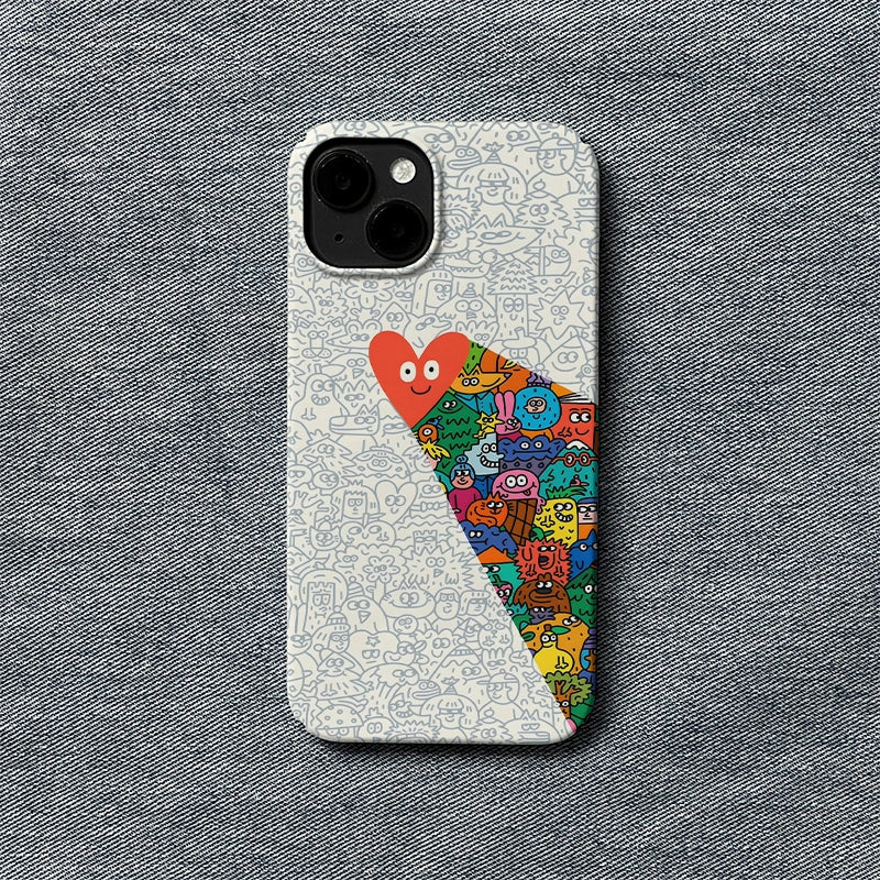 Heart Lighting Minimalist IPhone Phone Case
