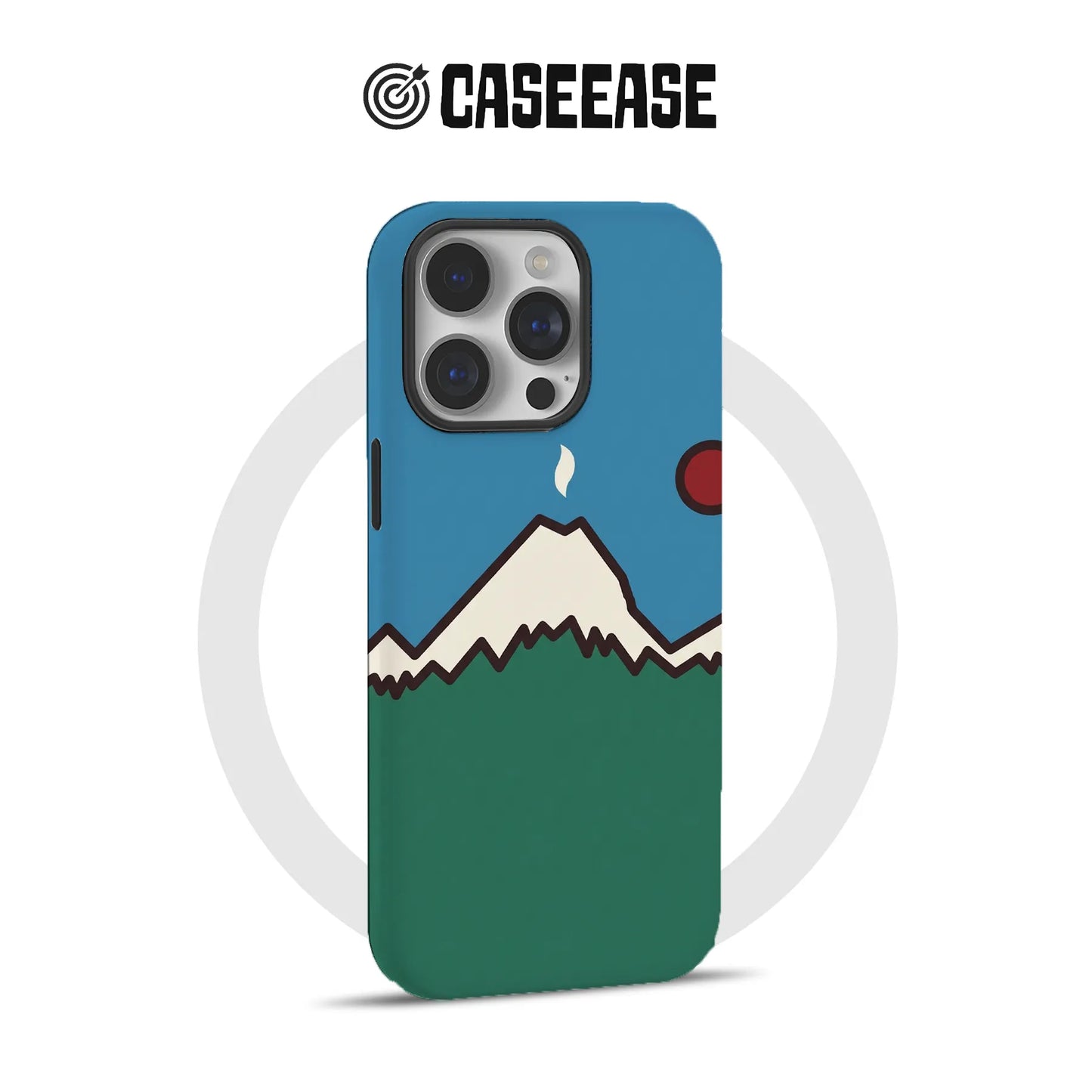 Mountain Horizon Phone Case – Vibrant Nature Artwork