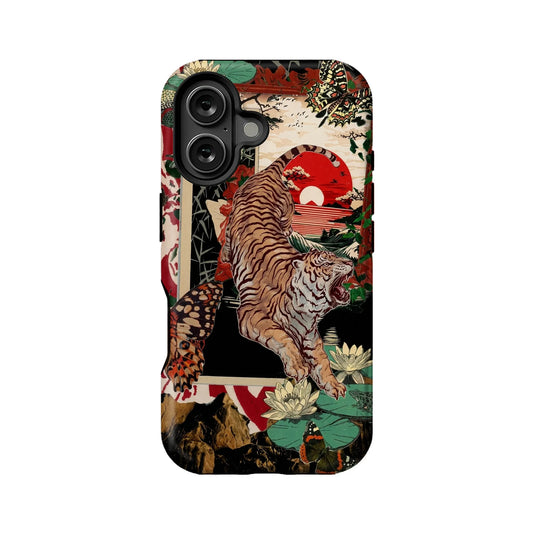 Japanese Inspired Tiger Phone Case