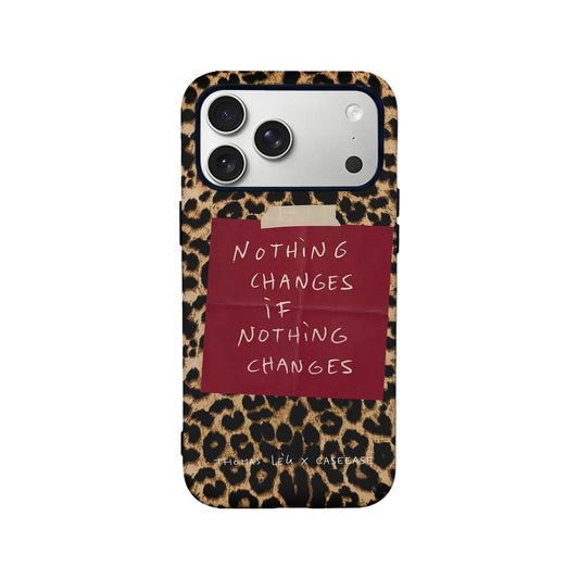 Leopard Print Motivational Phone Case