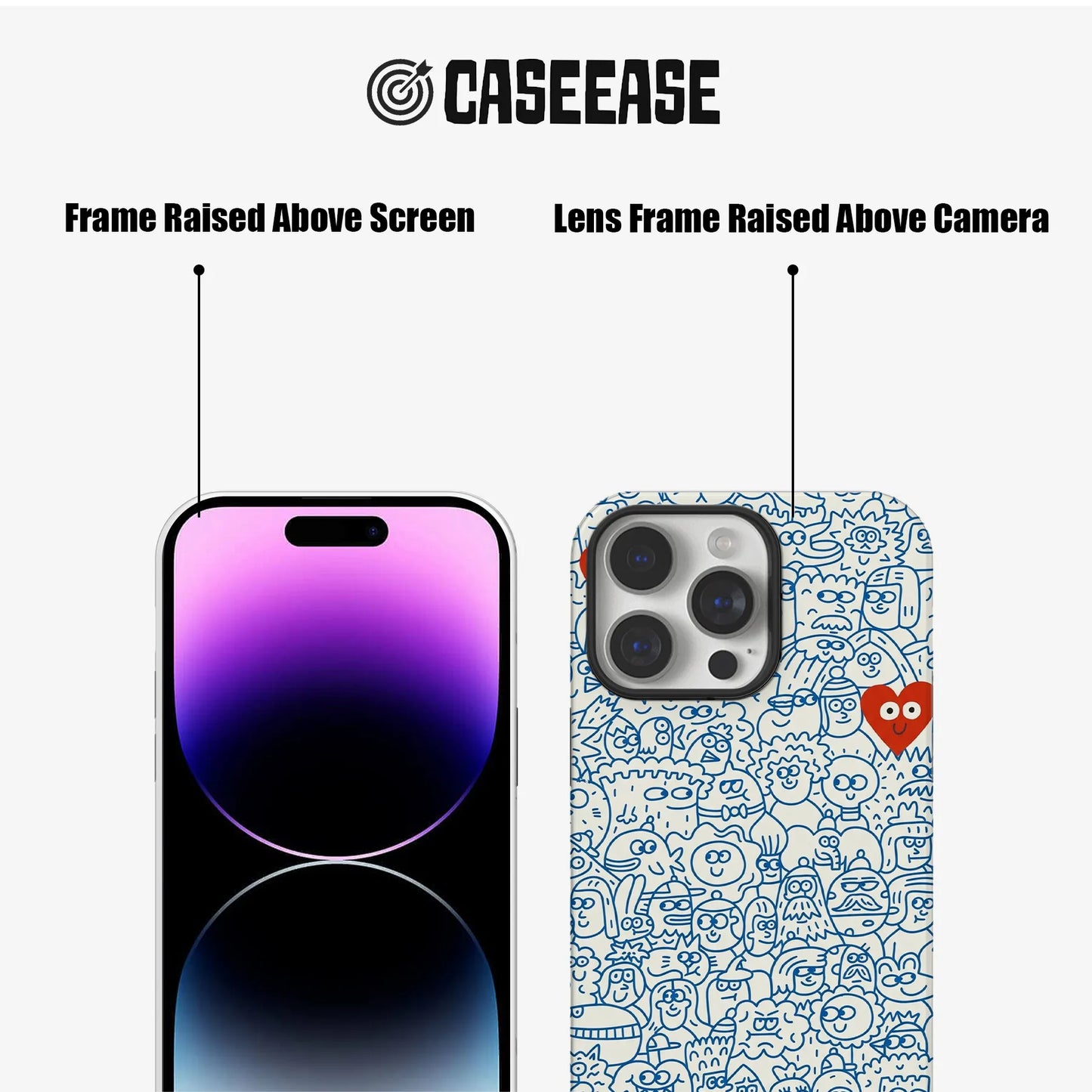 Little Love Minimalist IPhone Phone Case - Premium Protective Phone Case - View 5