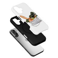 Funda para teléfono con diseño natural y ecológico.
