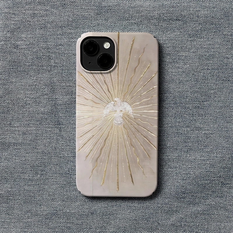 Celestial Glow Phone Case – Radiant Angelic Design