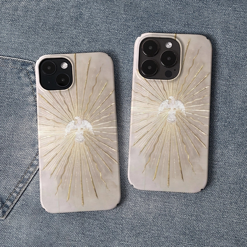 Celestial Glow Phone Case – Radiant Angelic Design