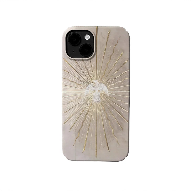 Celestial Glow Phone Case – Radiant Angelic Design