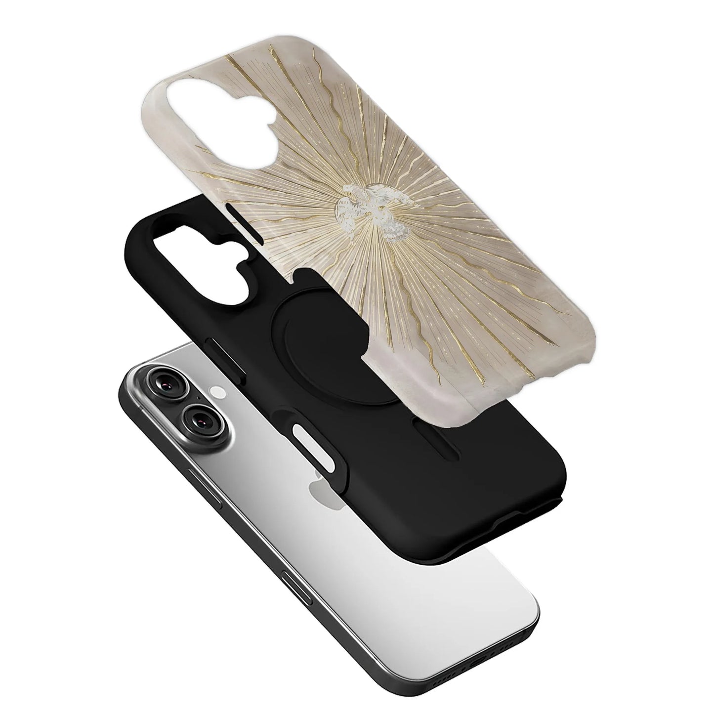 Celestial Glow Phone Case – Radiant Angelic Design