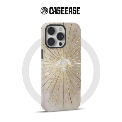 Celestial Glow Phone Case – Radiant Angelic Design